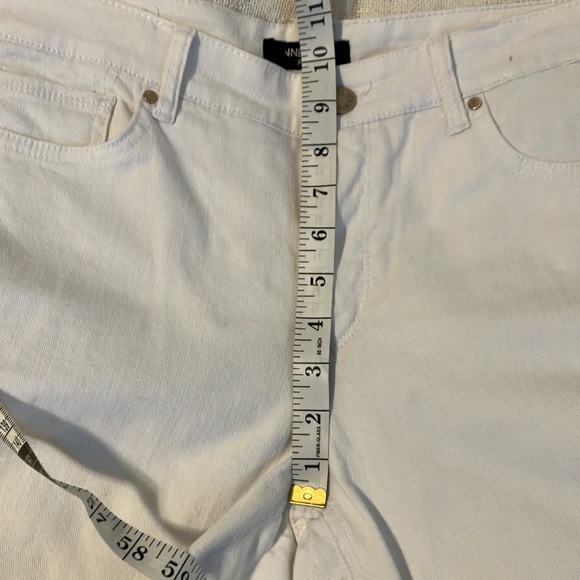 Nine West white jeans size 12P - Picture 7 of 8